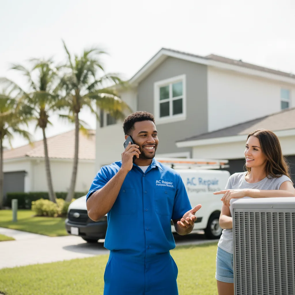 AC Repair Pompano Beach customer support in New Bremen
